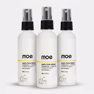 MOE Puppy Tick & Flea Repellant Spray - for Dogs and Cats Keeps ticks away, the natural way.