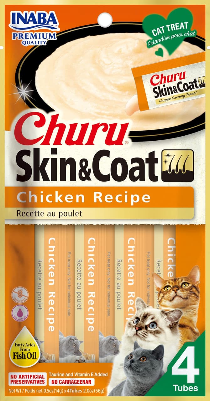 Inaba Churu Skin & Coat Chicken Recipe