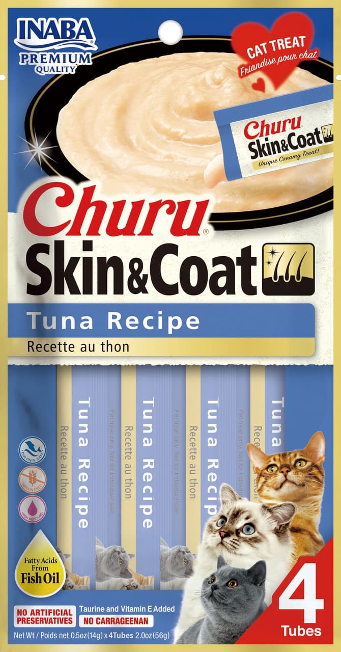 Inaba Churu Skin & Coat Tuna Recipe
