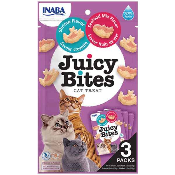 Inaba Juicy Bites Shrimp & Seafood Mix Flavor