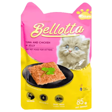 Bellotta Tuna and Chicken in Jelly Kitten Wet Food 85gm 12 pack