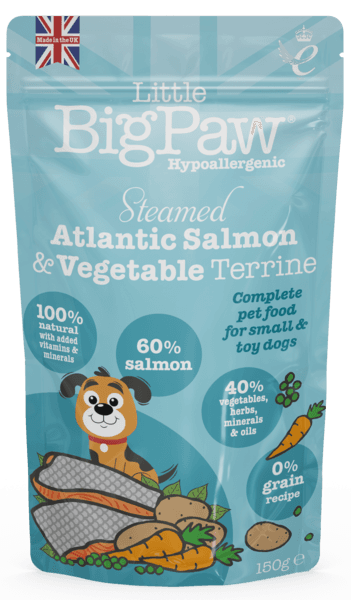 Little Big Paw Steamed Atlantic Salmon & Vegetables