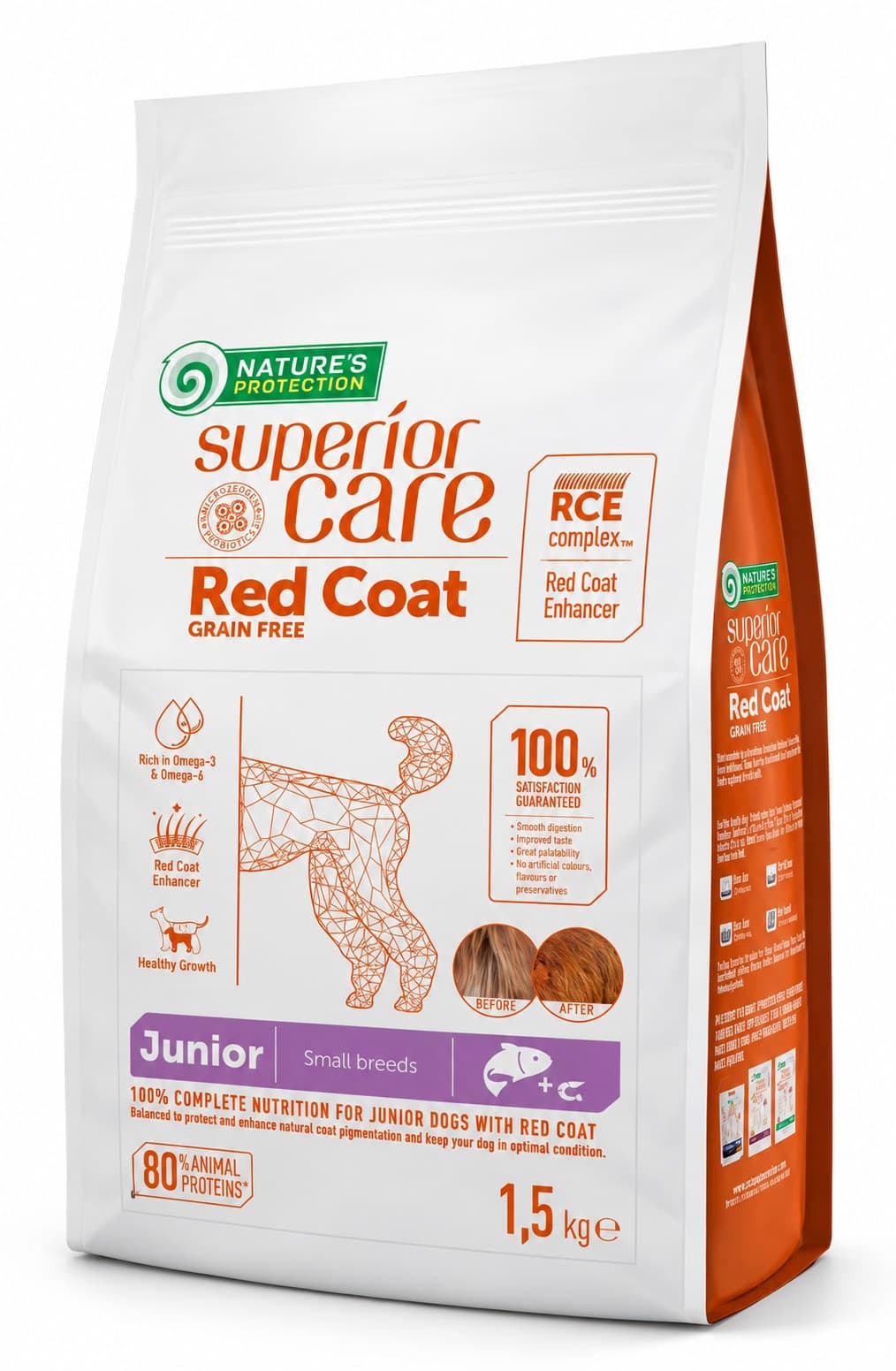 Natures Protection Red Coat Junior Small Breeds