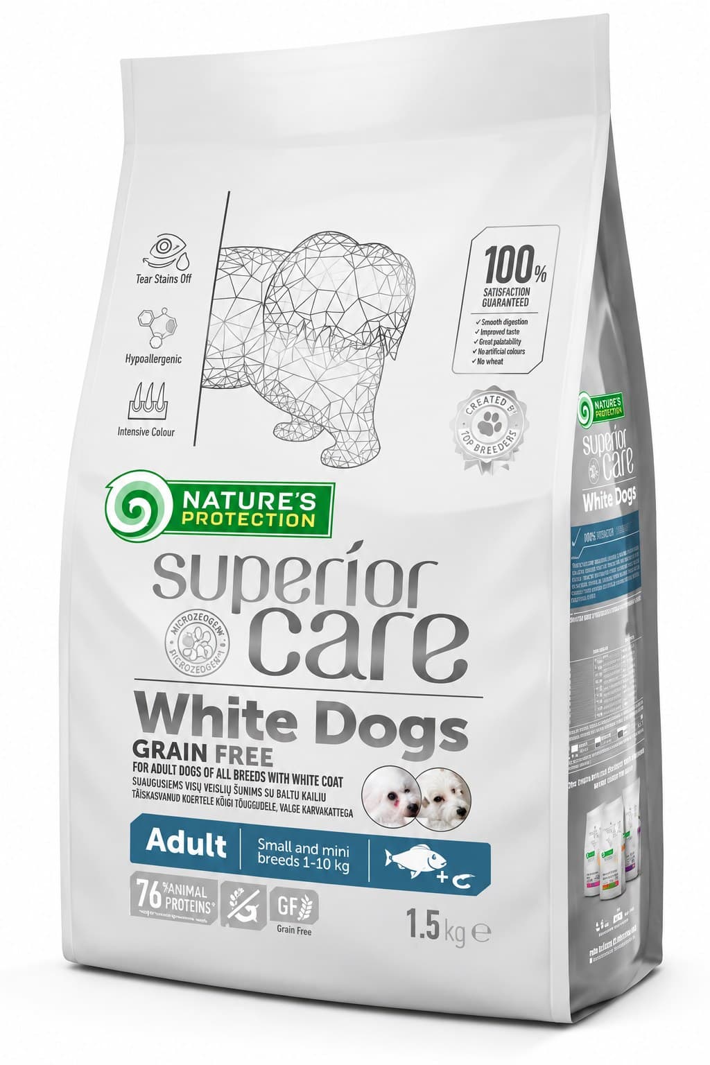 Natures Protection White Dogs GF Whitefish Adult Small & Mini