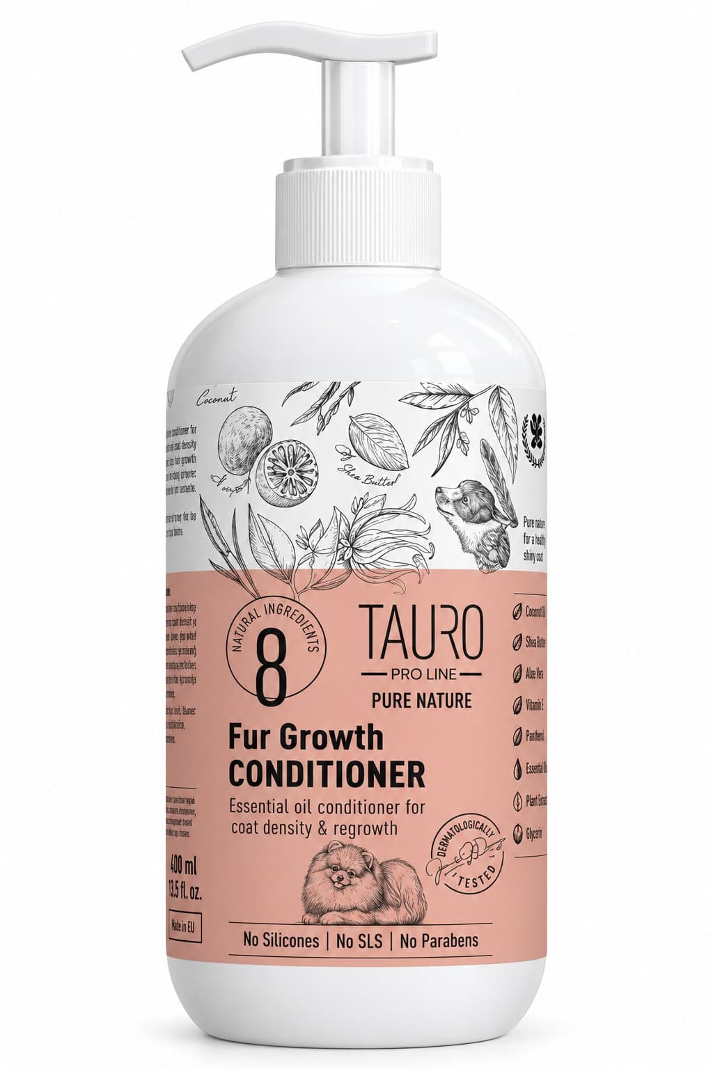 Tauro Pro Line Pure Nature Fur Growth Coat Growth Promoting Conditionier for Dogs and Cats