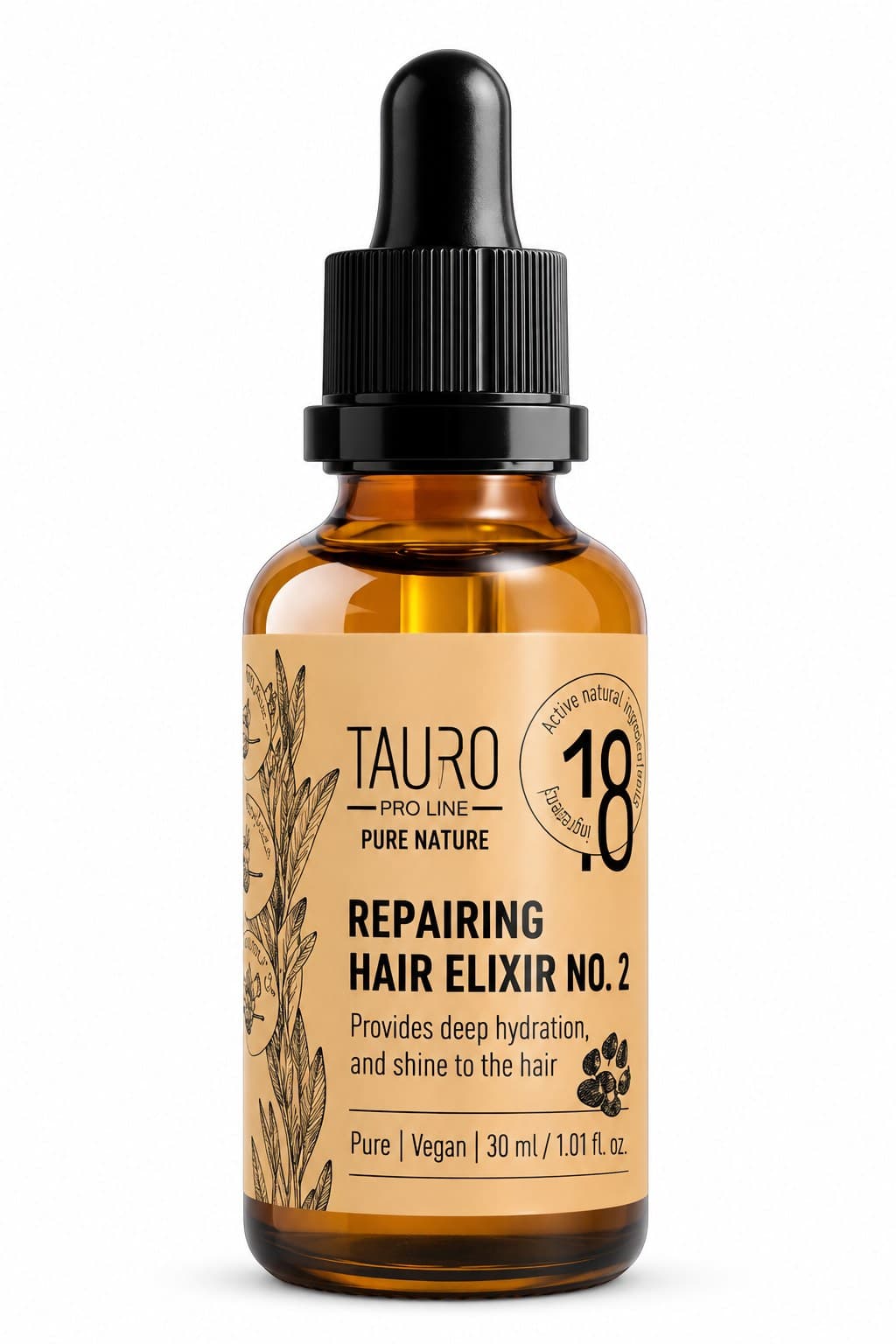 Tauro Pro Line Pure Nature Repairing Elixir No. 2 for Dogs and Cats Coat Repairing